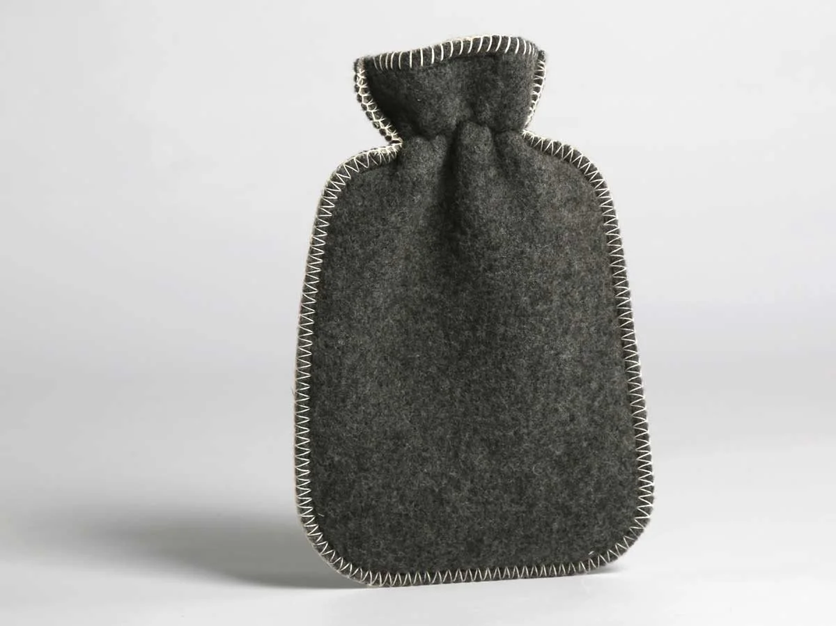 Wärmflaschenbezug Wolle Dark Grey from Yumeko