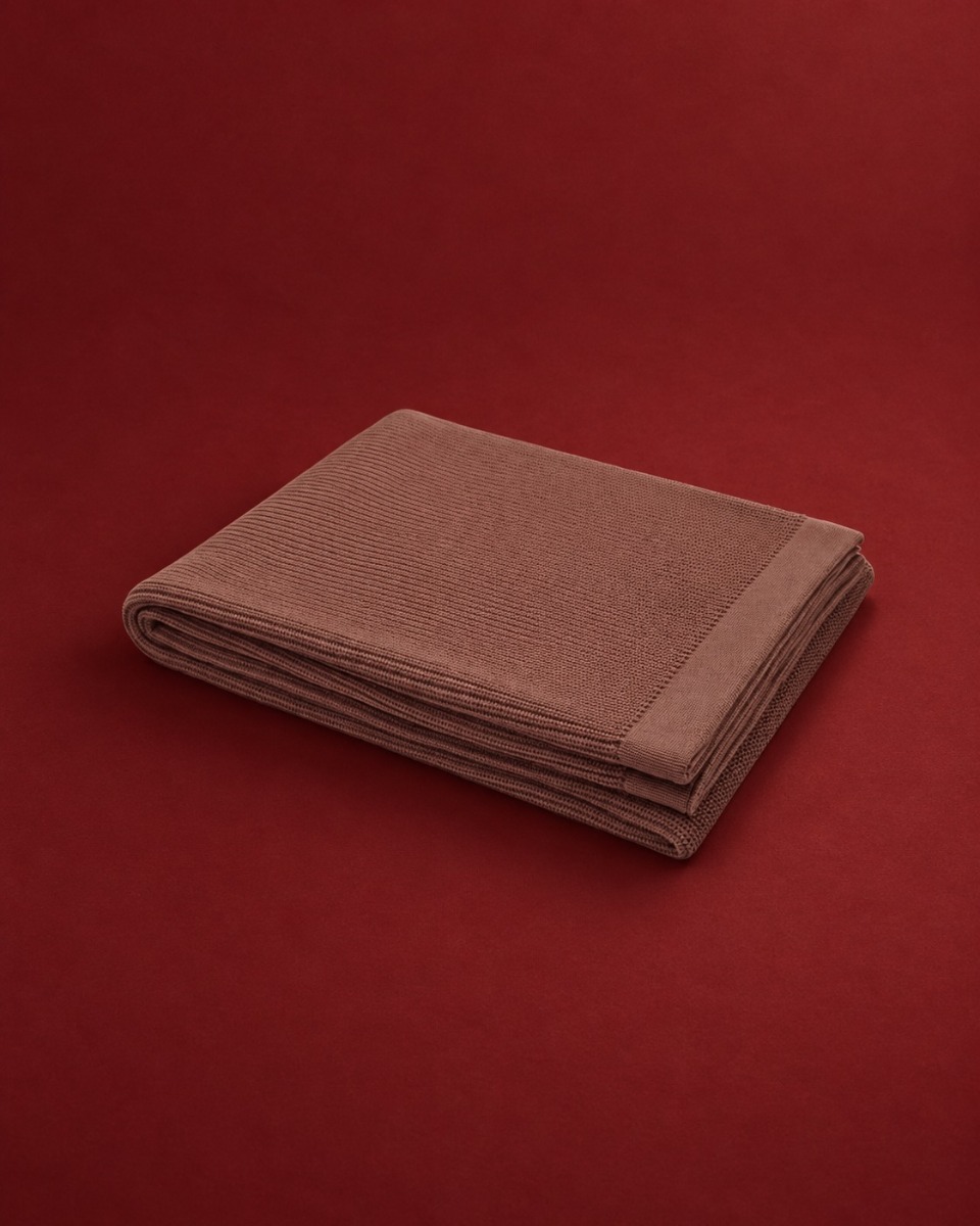 Rippdecke Baumwolle cocoa brown