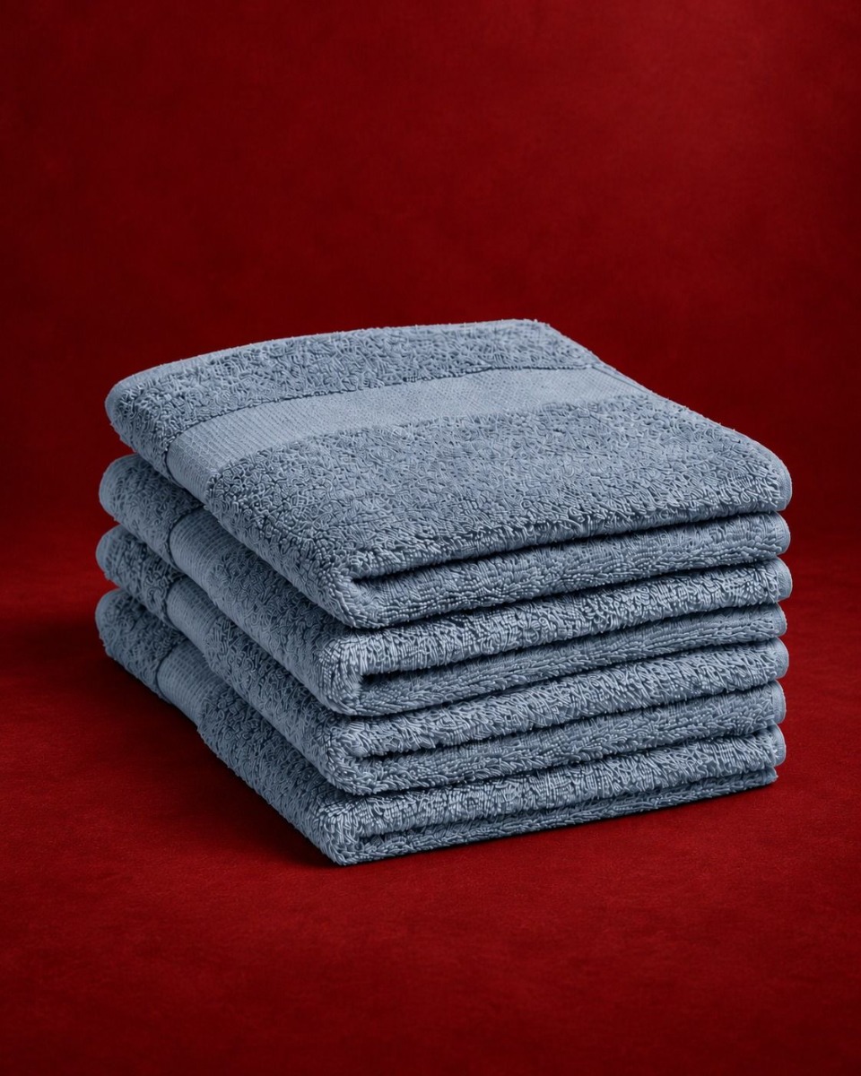 Handtücher Frottee faded blue